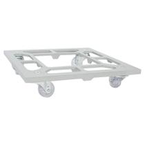 Suporte Para Vaso 30cm Quadrado Com Rodas Silicone em Gel Até 135kg