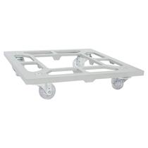 Suporte Para Vaso 30cm Quadrado Com Rodízio Até 135kg