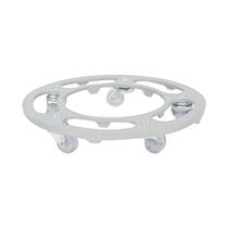 Suporte Para Vaso 35cm em Alumínio Rodas Silicone em Gel Até 170kg