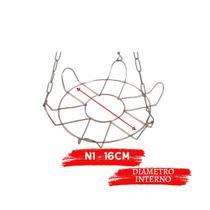 Suporte para vaso com corrente suspenso modelo Margarida - Gold Plant Suporte para vaso com corrente suspenso modelo Margarida - Gold Plant