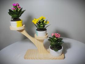 Suporte para Vasos em madeira - ASA CREATIVE DESIGNER