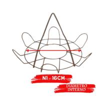 Suporte para Vasos modelo Margarida de parede suspenso sem corrente Gold Plant