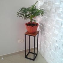 Suporte Para Vasos Plantas 50 Cm Chão Ferro Varanda Sala