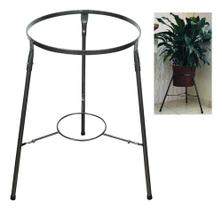 Suporte Para Vasos Plantas Grande De Chão 31x60cm De Ferro