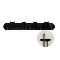 Suporte Para Vassouras com 4 Encaixes Preto Nitron Suporte Para Vassouras com 4 Encaixes Preto Nitron