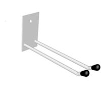 Suporte Para Vassouras E Rodo 30cm Branco-1 Peça