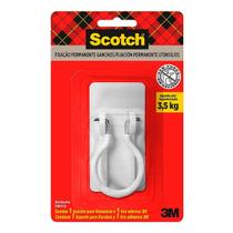 Suporte para Vassouras Scotch Plastico Branco 3,5Kg com 1 Unidade 3M