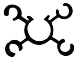 Suporte Para Vela Cascata Champanhe - 10 Unidades