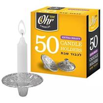 Suporte Para Vela Descartável De Alumínio Ohr - Pacote Com 5