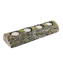 Suporte Para Vela Full Fit Terra Em Cimento 24753