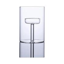 Suporte Para Vela Tealight Em Vidro, Cilindro Moderno, Centro De Mesa Para Casamentos E Decorações