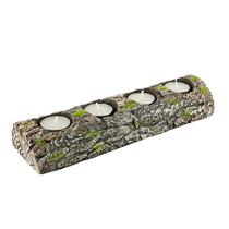 Suporte para vela Terra cimento 29,5x9x5cm -L Hermitage