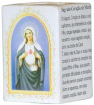Suporte para Velas Sagrado Coração Maria Decorativo 9cm