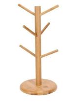 Suporte para Xícaras Bambu Ecokitchen 6 Ganchos