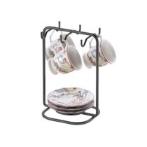 Suporte Para Xícaras E Pires De Café Em Aço Carbono Caffè Future Suporte Para Xícaras E Pires De Café Em Aço Carbono Caffè Future