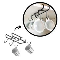 Suporte Para Xícaras Suspenso Organizador Armário Cozinha Suporte Para Xícaras Suspenso Organizador Armário Cozinha