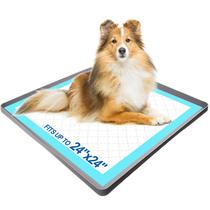 Suporte para xixi GREGCE para cães 24x24 cm com tapete de silicone