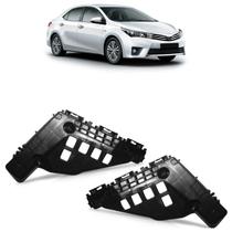 Suporte Parachoque Dianteiro Corolla 2014 2015 Preto Acabamento Liso