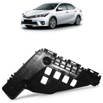 Suporte Parachoque Dianteiro Corolla 2014 2015 Preto Acabamento Liso