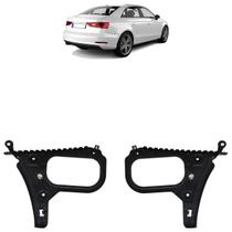 Suporte Parachoque Traseiro A3 Sedan 2014 2015 2016 Preto Liso
