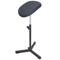 Suporte Parapé Tripé Pedicure articulado Desmontável Almofada Estofada Preta For ty Store