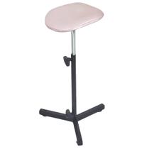 Suporte Parapé Tripé Pedicure articulado Desmontável Almofada Estofada Rosê For ty Store