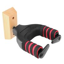 Suporte Parede Base Madeira P/ Violão Violino Ukulele Baixo Cor Preto Suporte Parede Base Madeira P/ Violão Violino Ukulele Baixo Cor Preto