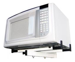 Suporte Parede Branco Para Microondas/forno Universal Aço Carbono Até 40kg