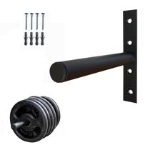 Suporte parede expositor anilhas 1und. Aço Preto Suporte parede expositor anilhas 1und. Aço Preto