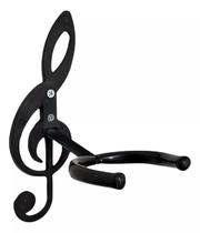 Suporte Parede Forte Violão Guitarra Violino Baixo Clave Sol Suporte Parede Forte Violão Guitarra Violino Baixo Clave Sol