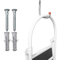 Suporte Parede Gancho Escada Bicicleta Reforçado Parafuso Suporte Parede Gancho Escada Bicicleta Reforçado Parafuso