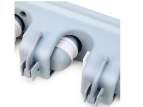 Suporte Parede Multiuso Organizador Rodo Vassoura 5 Posições Suporte Parede Multiuso Organizador Rodo Vassoura 5 Posições