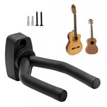 Suporte Parede Para Violão Ukulele Violino + Parafusos