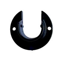Suporte Parede Roseta Flange PVC para Varões de Cortina 19MM (Par) - Várias Cores