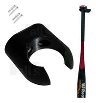 Suporte Parede Taco Bastoes Baisebol Vertical Com Parafusos Suporte Parede Taco Bastoes Baisebol Vertical Com Parafusos