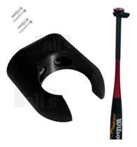 Suporte Parede Taco Bastoes Baisebol Vertical Com Parafusos Suporte Parede Taco Bastoes Baisebol Vertical Com Parafusos