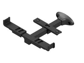 Suporte parede universal aparelhos eletrônicos dvd, receptores de qualquer tamanho com base flexivel de 19 a 24 cm