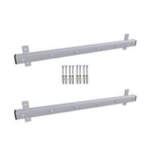 Suporte Parede Varal de Roupas 6 Cordões 60cm Branco nv156p