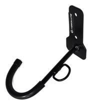 Suporte parede vertical absolute macico preto com anel cadeado Suporte parede vertical absolute macico preto com anel cadeado