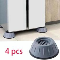 Suporte Pé De Maquina De Lavar Roupa Cancelamento De Ruído Anti Vibração Kit 4 PCS - SHOCK-PAD - novo