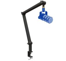 Suporte Pedestal Braço Articulado Wave Mic Arm Low Profile p/ Microfone SM7B,MV7,Podmic,Yeti,HyperX