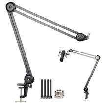 Suporte Pedestal Braço Profissional de Mesa Articulado Para Microfone