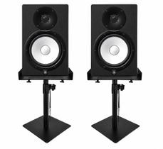 Suporte/Pedestal de Mesa p/ Monitor de Referência/Studio KRK, Yamaha, Edifier, c/Travas, Par Suporte/Pedestal de Mesa p/ Monitor de Referência/Studio KRK, Yamaha, Edifier, c/Travas, Par
