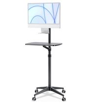 Suporte,Pedestal,Mesa Hospitalar Multiuso c/Rodizios p/Notebook iMac,Macbook,Monitor Dell,Samsung,LG