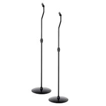 Suporte pedestal para caixas de som para home theater pionner, lg entre outros - base redonda abaulada