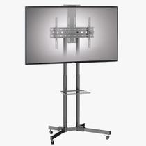 Suporte Pedestal para TV 32 a 70 com Rodízios RACK-100 AQUÁRIO