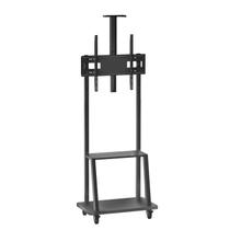 Suporte Pedestal Reforçado p/ Tv 32" a 58" c/ Rodizios e Prateleira