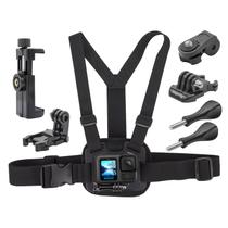 Suporte peitoral duplo para Gopro Hero 13/12/11/10/9/8/7/6/5/4/3, AKASO, DJI osmo Suporte peitoral duplo para Gopro Hero 13/12/11/10/9/8/7/6/5/4/3, AKASO, DJI osmo