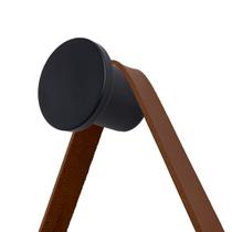 Suporte Pendurador Preto Fixador Multiuso de Parede 4cm Suporte Pendurador Preto Fixador Multiuso de Parede 4cm