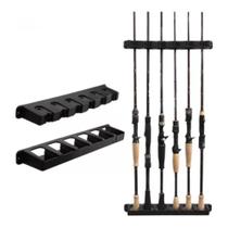 Suporte Pesca Plus Para 6 Varas Expositor C/ Parafusos Suporte Pesca Plus Para 6 Varas Expositor C/ Parafusos